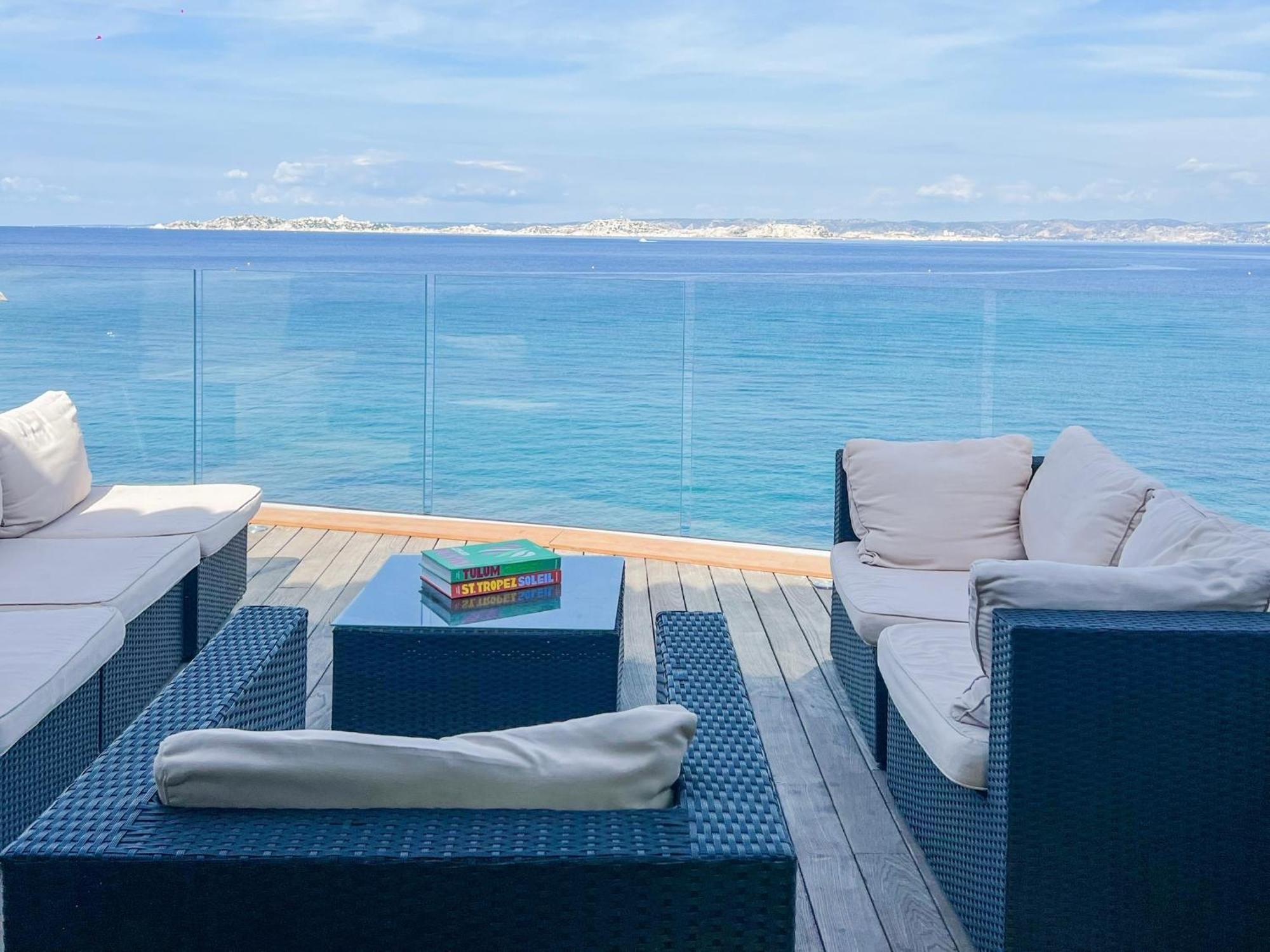 Villa Luxe Vue Mer Panoramique - Sauna-Hamam - Jacuzzi Marseille Luaran gambar